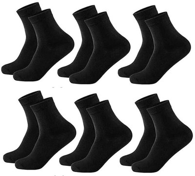 TRENDBHARAT Men & Women Solid Ankle Length(Pack of 6)