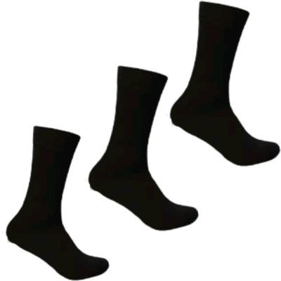 JPT Men Solid Calf Length, Mid-Calf/Crew(Pack of 3)