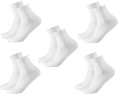 Aiden's Collection Men Solid Ankle Length(Pack of 5)