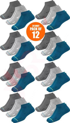 YSR-69 Unisex Solid Low Cut(Pack of 12)