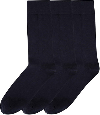 VAPINDIA Men Solid Calf Length, Mid-Calf/Crew(Pack of 3)