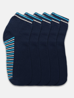 Kolor Fusion Men Striped Mid-Calf/Crew(Pack of 5)