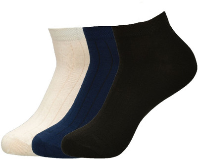 VESTURA Men & Women Solid Ankle Length, Calf Length, Over the Knee, Peds/Footie/No-Show(Pack of 3)