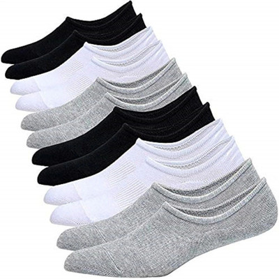 VTSports Men & Women Solid Low Cut, Peds/Footie/No-Show(Pack of 6)