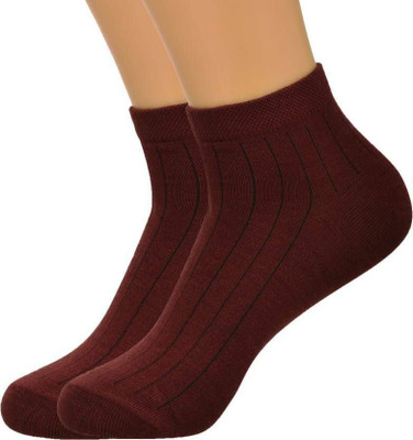 MERCEHIVE Men & Women Self Design Ankle Length, Calf Length, Over the Knee, Peds/Footie/No-Show(Pack of 2)