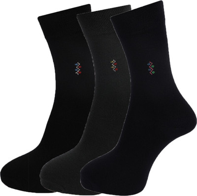 Dollar Men Solid Calf Length(Pack of 3)
