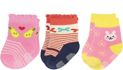 Cuteably Baby Girls Floral Print Ankle Length(Pack of 3)