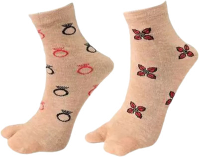 DIGIPIGI Women Printed Ankle Length(Pack of 2)