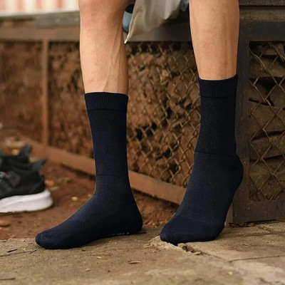 SIZE MATTERS Men & Women Solid, Self Design Calf Length(Pack of 12)
