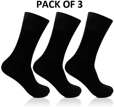 OYQQ Men & Women Solid Ankle Length(Pack of 3)