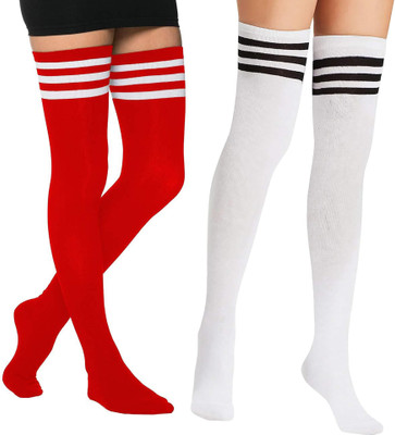 Pollo Loco Unisex Striped Over the Knee(Pack of 2)