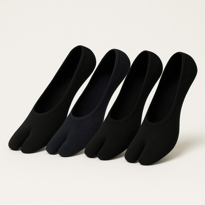 F65 Women Solid Peds/Footie/No-Show(Pack of 4)