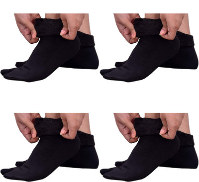 Eshopable Women Solid Ankle Length(Pack of 4)