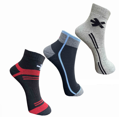 HRX by Hrithik Roshan Men & Women Striped Low Cut(Pack of 3)