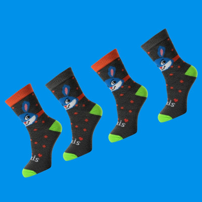 Naosucura Baby Boys & Baby Girls Printed Ankle Length(Pack of 4)