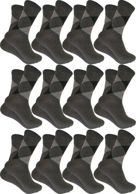 Cozyway Men Mid-Calf/Crew(Pack of 12)