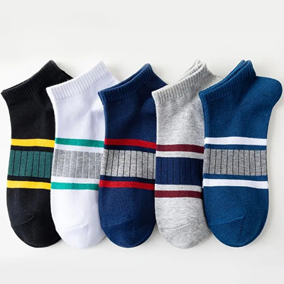 Glenza Trendz Men & Women Striped Low Cut