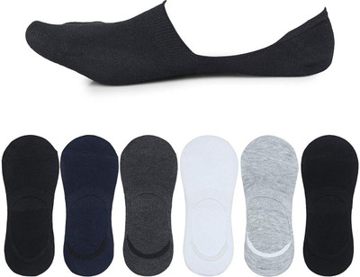 Kaimu Boys Solid Peds/Footie/No-Show, Low Cut(Pack of 6)