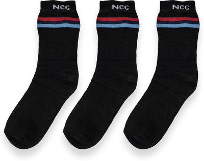 IPUNIFORMSTORE Men Mid-Calf/Crew(Pack of 3)