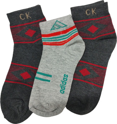 IBA ISBA COLLECTIONS Men Self Design Ankle Length(Pack of 3)