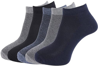 JEMOX Men Self Design Ankle Length(Pack of 5)