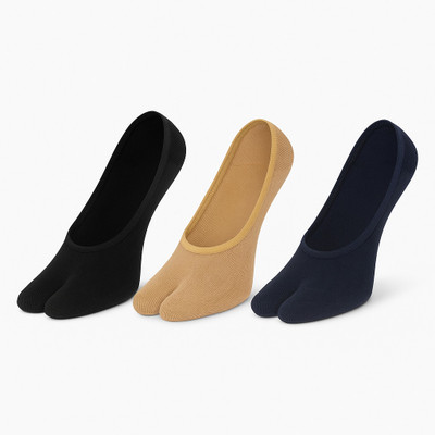 F65 Women Solid Peds/Footie/No-Show(Pack of 3)