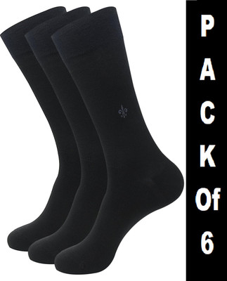 FATON Men Solid Calf Length(Pack of 6)
