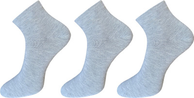 SPANCIA Men Solid Ankle Length(Pack of 3)