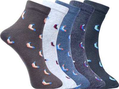 GARUN Men Printed Ankle Length(Pack of 5)