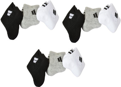 vactly Men & Women Self Design Ankle Length(Pack of 9)