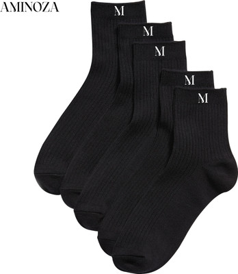 kozic Men Solid Ankle Length(Pack of 5)