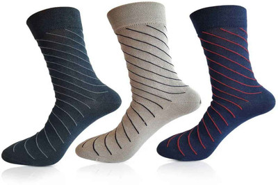 TOWN BUSINESS Men Solid Calf Length(Pack of 3)