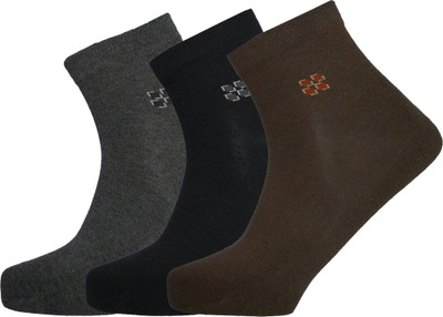 Lux Nitro Men Solid Ankle Length(Pack of 3)