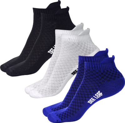 JH MART Men Solid Ankle Length(Pack of 3)