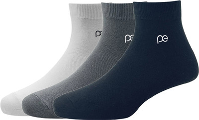 PETER ENGLAND Men Solid Mid-Calf/Crew(Pack of 3)