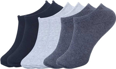 CROSSWELL Men & Women Solid Low Cut(Pack of 3)