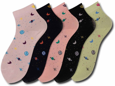 Young Wings Men Self Design Mid-Calf/Crew(Pack of 5)