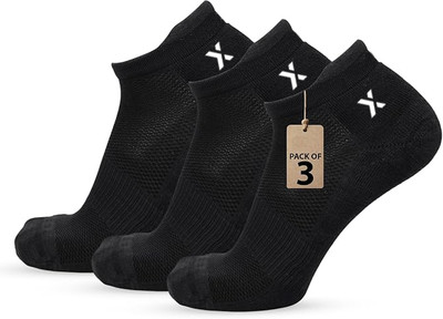 JEMOX Men & Women Solid Ankle Length(Pack of 3)