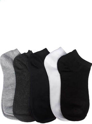 Virock Men & Women Solid Ankle Length(Pack of 5)