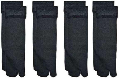 vactly Men & Women Solid Ankle Length(Pack of 4)