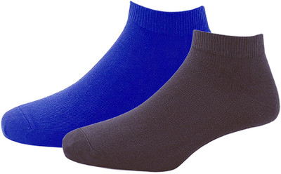 XOALT Unisex Solid Ankle Length(Pack of 2)