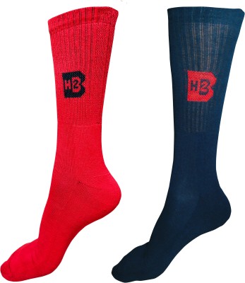 Brimba H2 Men Solid Mid-Calf/Crew(Pack of 2)