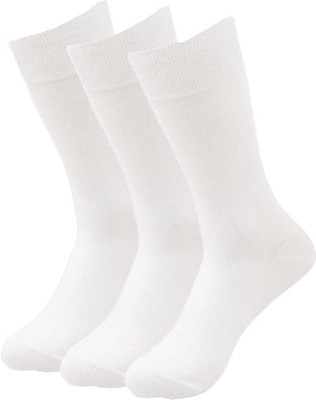 LuvStock Men Solid Mid-Calf/Crew(Pack of 3)
