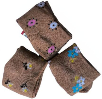 Andhira Hosiery Women Solid Ankle Length(Pack of 3)