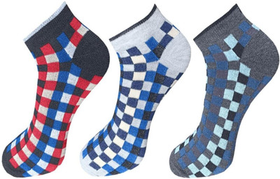Arsha lifestyle Men Solid Ankle Length(Pack of 3)