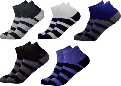 Whippet Men & Women Solid Ankle Length(Pack of 5)