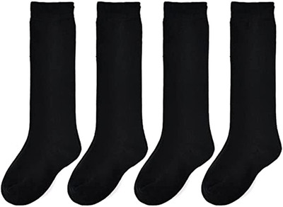 INFISPACE Men & Women Solid Calf Length(Pack of 4)