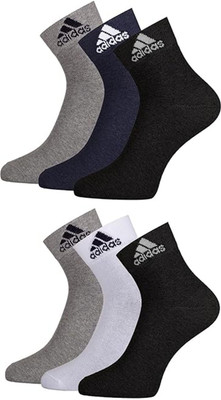 ADIDAS Men Ankle Length(Pack of 6)