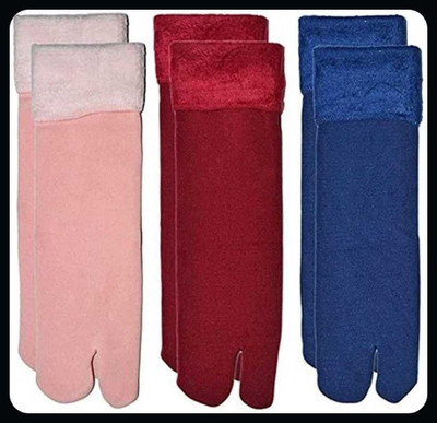 Creeknest Women Solid Ankle Length(Pack of 3)