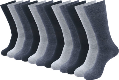 VAPINDIA Men Solid Calf Length(Pack of 12)